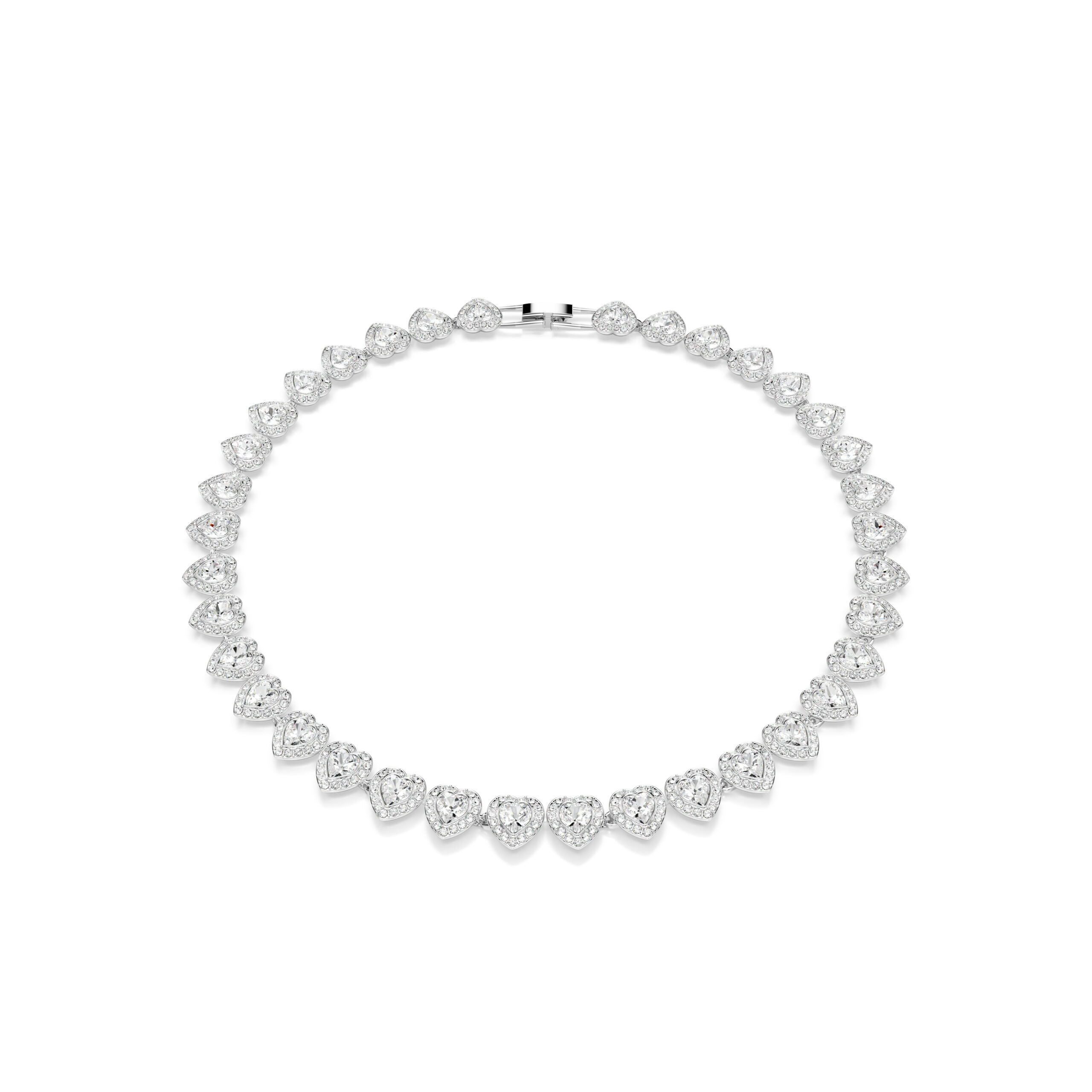 Ariana Grande x Swarovski Tennis necklace, Mixed cuts, Heart